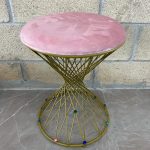 Silla rosa redondo