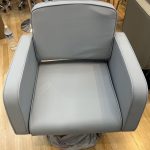 Sillon de peluqueria sin apoyapies AC016 Gris Oliva SP1034GO