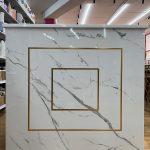 Mostrador blanco 8512 . 120*50*105cm. MST041BD