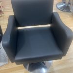 Sillon peluqueria con remaches 288 Negro SP1001N