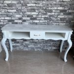 Mesa manicura doble ceramica Blanco GL-0058