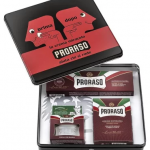 Estuche Metálico Afeitado "PRIMA DOPO" Sándalo y Manteca de Karité PRORASO 003617