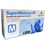 GUANTE AZUL M 100UDS
