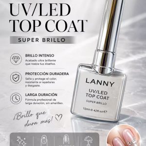 Top coat super brillante No wipe claresa LANNY 12ml