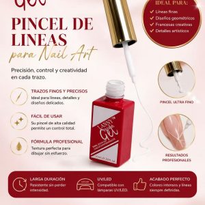LANNY , ESMALTE SEMIPERMANENTE PINCEL DE LINEAS 10ML