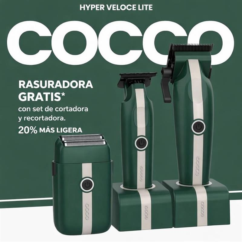 COCCO HYPER VELOTE LITE VERDE-BLANCO EDICION LIMITADA - Imagen 1